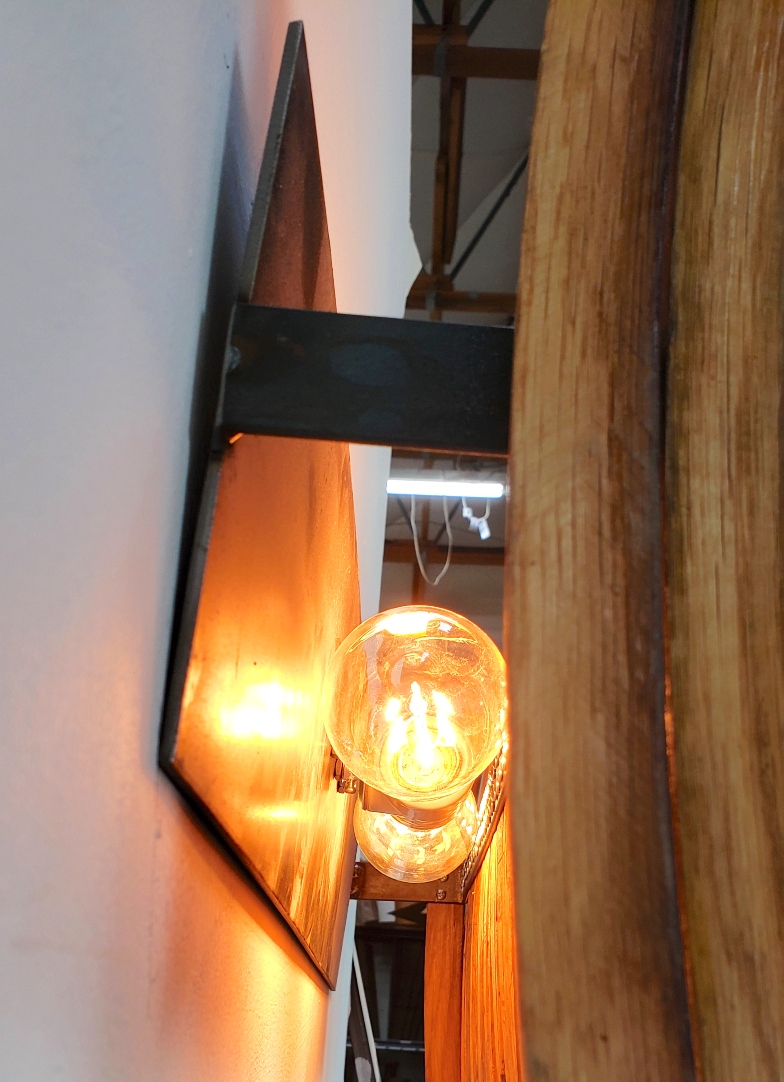 Reverse Nellio Wine Barrel Wall Sconce – Workshop Sale - Image 10