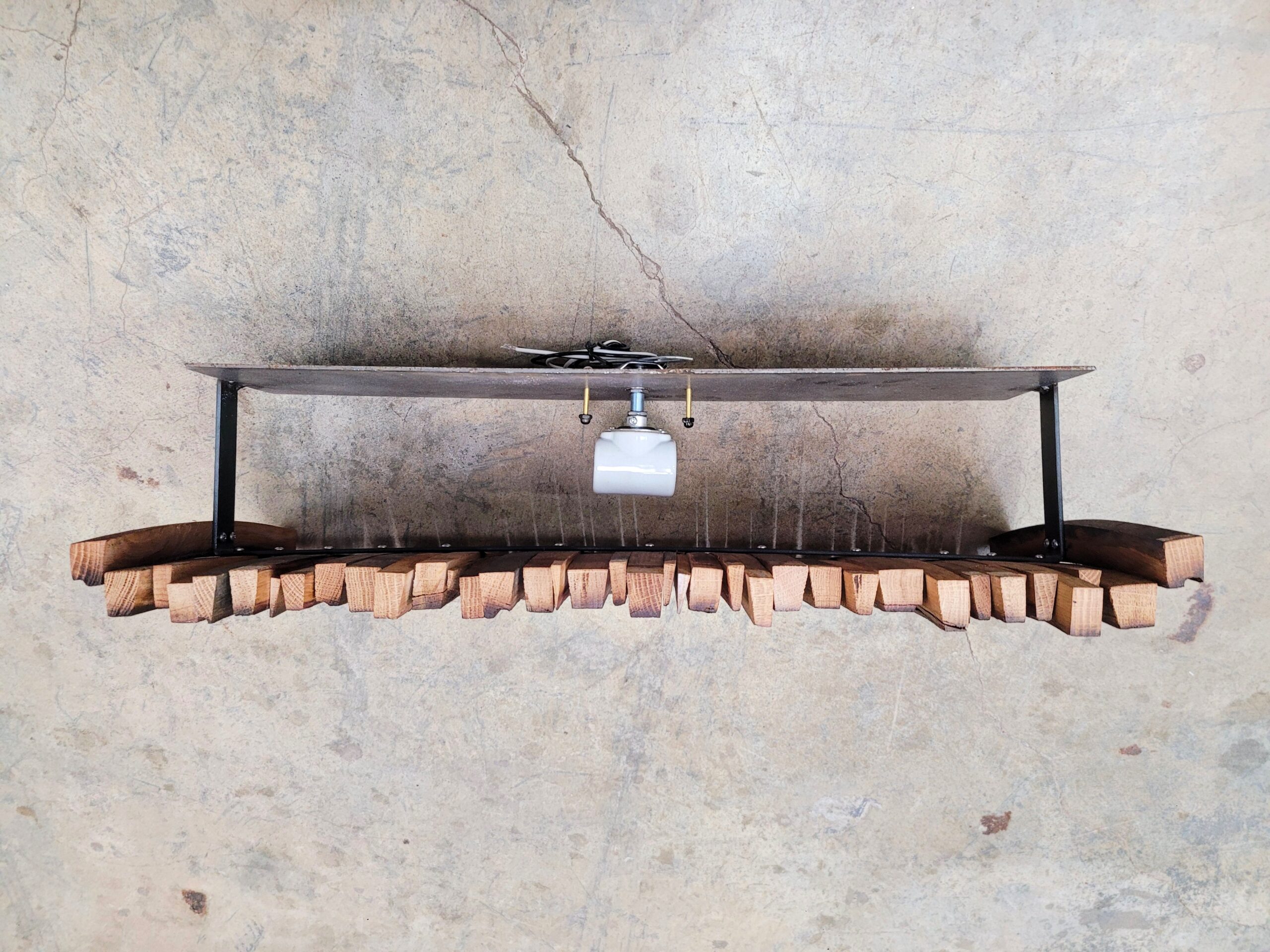 Reverse Nellio Wine Barrel Wall Sconce – Workshop Sale - Image 4